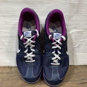 Nike Oceania NM Women’s US 8.5 Navy Blue/Purple Mesh 443937-401 Running Shoes